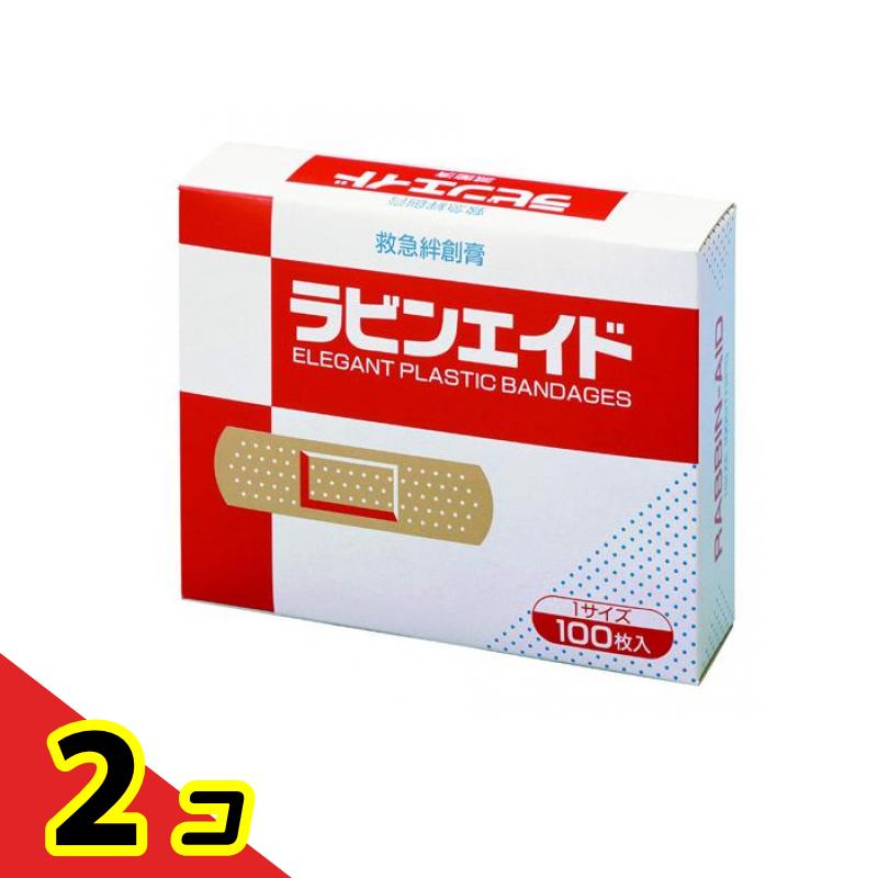 【商品名】 救急絆創膏 ラビンエイド 【製造販売会社】 白十字 【成分・素材】 パッド:不織布、ポリエチレン 粘着テープ:塩化ビニル、アクリル系粘着剤 製品の特徴 ●「救急絆創膏 ラビンエイド」は、便利な絆創膏です。 ●外傷の手当には中央のガーゼに適応薬を塗布してご使用ください。 ●商品サイズ (幅×奥行×高さ) :33×133×105mm ●原産国:日本 ●内容量:100枚 ●材質:パッド:不織布、ポリエチレン粘着テープ:塩化ビニル、アクリル系粘着剤 ●一般医療機器 医療機器届出番号:43B2X00005000025