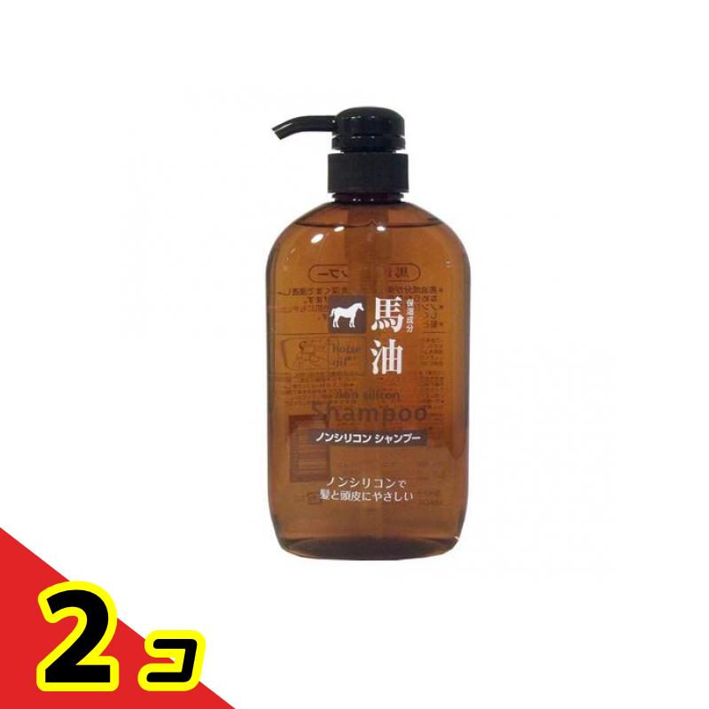 熊野油脂 馬油シャンプー 600mL 2個セット