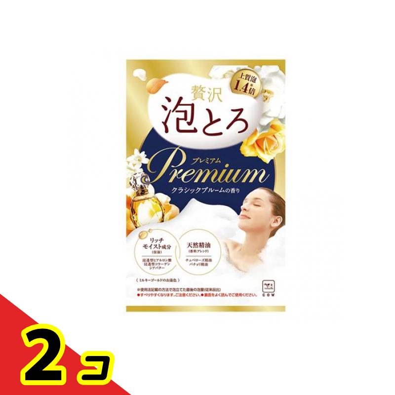 樂天商城 - お湯物語 贅沢泡とろプレミアム入浴料 クラシックブルームの香り 40g 2個セット