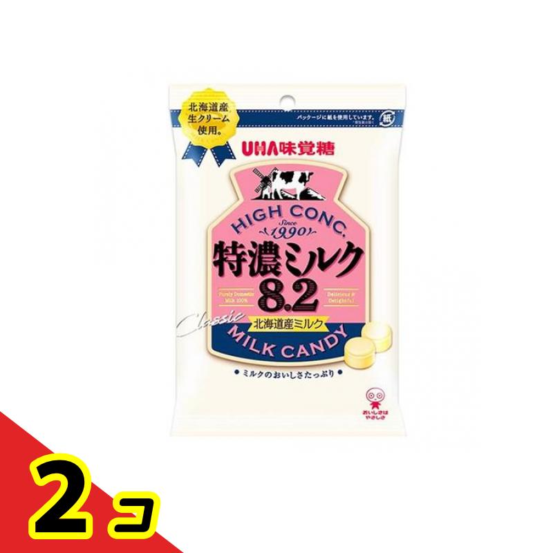 UHA味覚糖 特濃ミルク8.2 北海道産ミルク 88g 2個セット