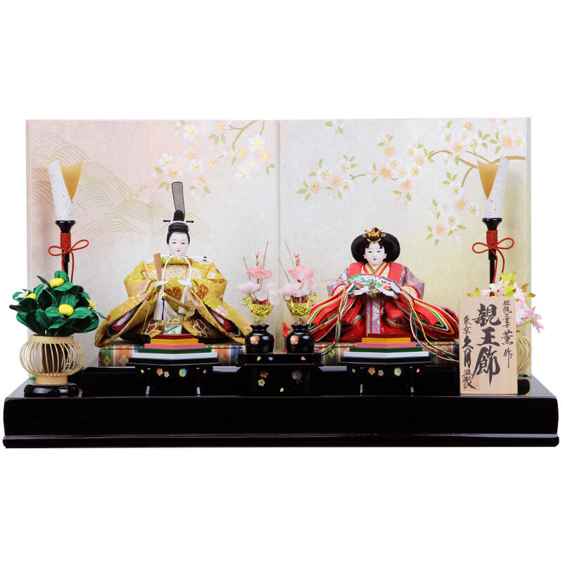 在庫あり 久月 雛人形 親王飾り 横山薫作 芥子親王 3311【2025年節句飾り】 | コンパクト セット ひなまつり 人形 ひな祭り 飾り 飾りつけ 女の子 おしゃれ 雛祭り お雛様 おひなさま