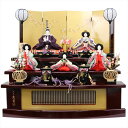 在庫あり 久月 雛人形 五人飾り 三段飾り 光園作 小三五親王 三寸官女 3218【2025年節句飾り】 おしゃれ かわいい ひなまつり 女の子 お祝い 初節句...