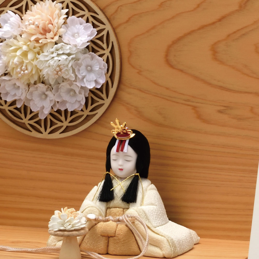雛人形 一秀 コンパクト 木目込み 親王飾り スタイリッシュ 親王飾り0号 B-112-8 壁掛け可能 おしゃれ かわいい 人気 HR | ひな人形 桃の節句 ひなまつり ひな祭り おひなさま 雛祭り 初節句 女の子 プレゼント 縁起物 お雛様 出産祝い