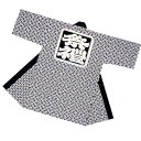 【半纏・法被】裏柄付き長袢天 身丈100cm 濃紺 B9109 【お祭用品/祭用品/お祭り/祭り小物】【はっぴ・はんてん・半被・袢纏】
