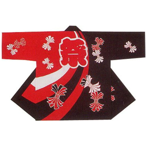 【半纏・法被】特大長袢天 身丈90cm 身巾78cm 熨斗 赤/黒 B9157 【お祭用品/祭用品/お祭り/祭り小物】【はっぴ・はんてん・半被・袢纏】 【半纏・法被】特大長袢天 身丈90cm 身巾78cm 熨斗 赤/黒 B9157 【お祭用品/祭用品/お祭り/祭り小物】【はっぴ・はんてん・半被・袢纏】