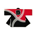 【お祭り・法被・はんてん】 祭・踊り袢天 シルクプリント 赤/黒 吉原 【お祭用品/祭用品/お祭り/祭り小物】【はっぴ・はんてん・半被・袢纏】(2020820)...