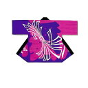 【お祭り・法被・はんてん】 祭・踊り袢天 シルクプリント 紫/ピンク 舞/熨斗 【お祭用品/祭用品/お祭り/祭り小物】【はっぴ・はんてん・半被・袢纏】(2020...