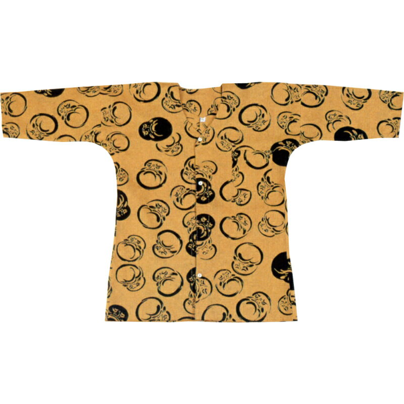 【お祭り用品・衣装】鯉口シャツ 注染本染 ゆかた地 だるま M・L・LLB671