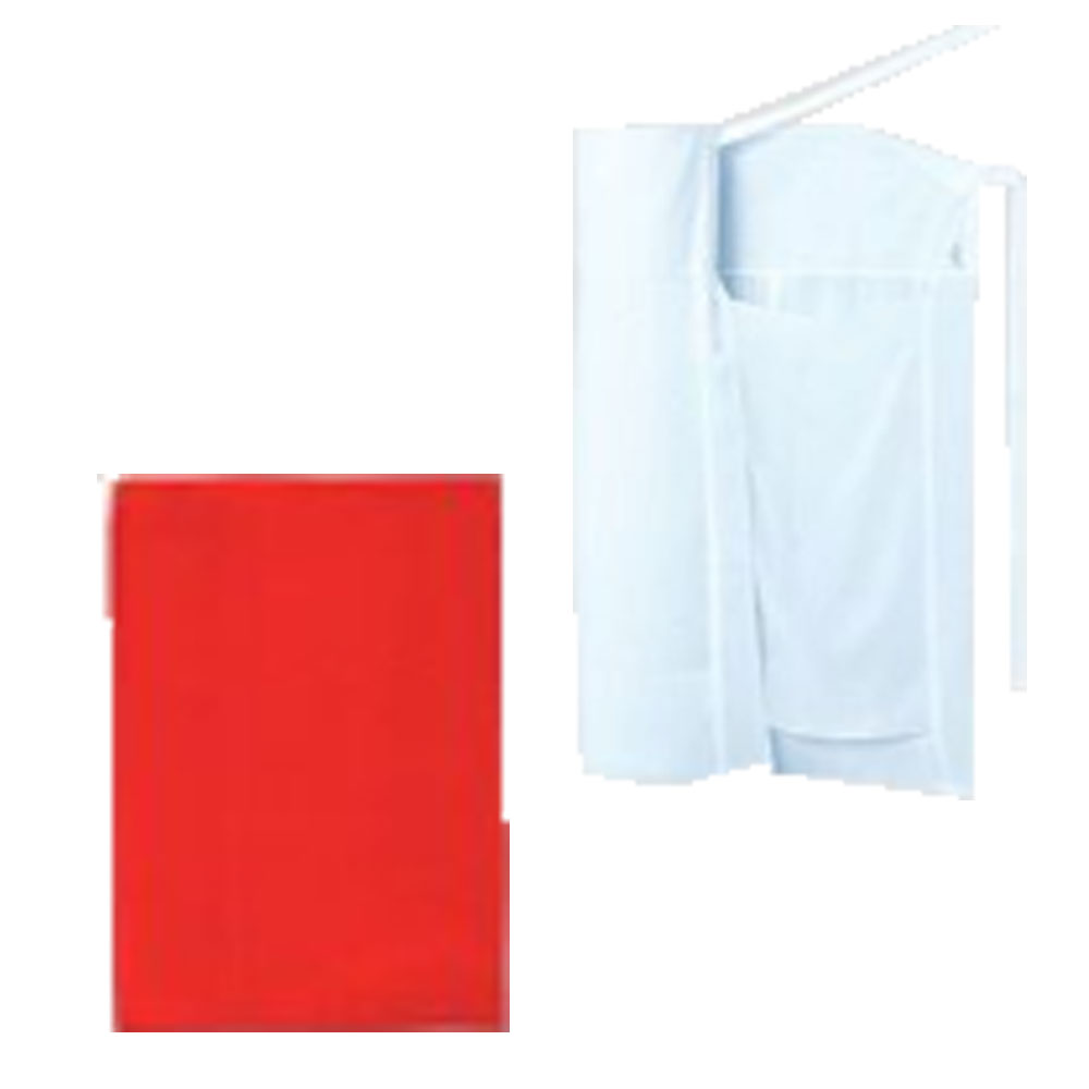 【和装小物】踊り用東スカート M・L 白・赤 C64381・64382