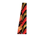 【お祭り用品】金襴袢天帯 約260cm 剣花菱 赤 D5317