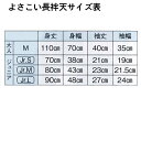 よさこい長袢天 青 のしめ M C60302【よさこい/踊り衣裳/お祭用品/まつり用品/お祭り】 2