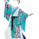 よさこい衣裳 上衣 花柄 C60019【よさこい/踊り衣裳/お祭用品/まつり用品/お祭り】