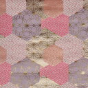 金襴 生地 西陣織 色紙重ね ピンク系 不織布貼り無しk-2 和柄生地 つまみ細工 和風生地 和柄 金襴
