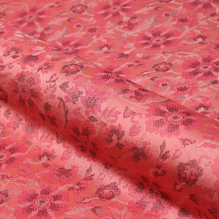 金襴 生地 西陣織 唐華 不織布付き K-1 和柄生地 つまみ細工 和風生地 和柄 金襴