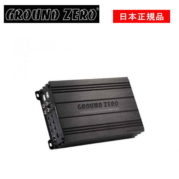 商品情報メーカー名GROUND ZERO（グラウンドゼロ）商品名Class-D 4chパワーアンプメーカー品番GZHA MINI FOURスペック●仕様：4ch(4/3/2ch)パワーアンプ●定格出力：80W×4（4Ω）130 W×4（2Ω）260W×2 (4Ωブリッジ) ● 周波数特性:5Hz〜38kHz（±1dB）●入力感度：300mV〜6V●クロスオーバー：ハイパス 10Hz〜500Hz（12dB/oct）ローパス 40Hz〜4000Hz（12dB/oct）バンドパス 10Hz〜4000Hz（12dB/oct）●ハイレベルインプット対応●サイズ(幅×奥行×高さ)：210×135×52mm●推奨ヒューズ容量：40A　●GZTA BASSREMOTE対応（オプション品）注意取付は認定店、専門業者にご依頼ください海外製品の為、急遽長期欠品,生産終了になる場合がございますご了承ください詳しくはメーカーのホームページにてご確認くださいこの商品は GROUND ZERO　グラウンドゼロ　パワーアンプ4ch(4/3/2ch)パワーアンプClass-D 4chパワーアンプ品番：GZHA MINI FOUR ポイント 【日本代理店・正規輸入品】 ショップからのメッセージ コンパクトサイズながら高音質＆ハイパワーを実現するClass-D 4chパワーアンプ “GZHA MINI FOUR”ヘアライン・ブラックアルマイト仕上げのコンパクトな筐体は、シート下にも収まる210×135×52mmサイズ。スタビリティーの高い電源回路とSMD表面実装テクノロジーを採用したClass-D増幅回路を搭載することで高音質＆ハイパワーを実現。RCA入力はもちろん、純正オーディオからのスピーカー入力に対応するハイレベルインプット端子やオートターンオン機能も装備。バリアブルクロスオーバーは、ハイパスとローパスに加え、バンドパスにも対応するワイドバンドフィルタを搭載しています。 納期について 4