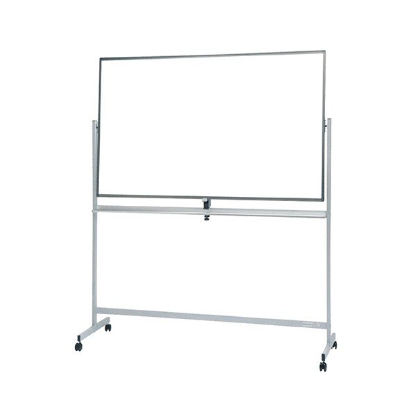 移動式 両面 ホーロー ホワイトボード （三段階傾斜タイプ）H900mm×W1200mmタイプ［送料無料・マーカー付属品付き］