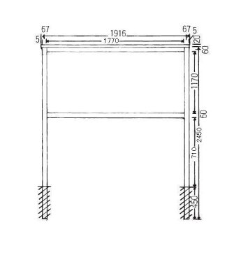 自立型屋外掲示板（ブロンズ色・円支柱タイプ）H1200mm×W1800mm【送料無料】※個人宅配送不可商品です。ご注意ください。