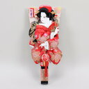 羽子板 正月飾り 単品 金襴押絵羽子板 花小町振袖 10号 まり飾り