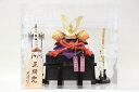 五月人形 コンパクト ミニ おしゃれ 豪華 兜飾り ケース飾り 忠保作 5号 伊吹兜 オリジナル組立て式アクリルケース飾り サイズ44×26×39.8(約cm)