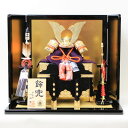 平安住一水作 12号大鍬形兜 裾裏 金小札朱赤糸縅 三曲金屏風流備台平飾り