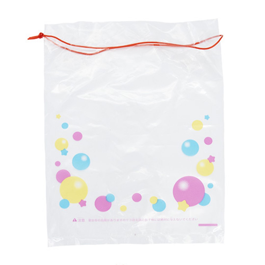 金魚袋（小）バブル柄 100枚入り 袋外形 約14cm×約18cm