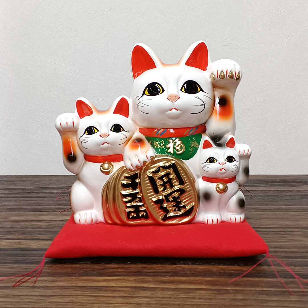 楽天市場】招き猫 3匹の通販 楽天市場】招き猫 3匹の通販