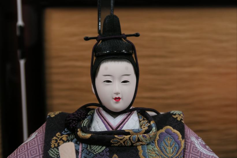 人形のモリシゲの75平安天鳳作 京三五譽田屋勘兵衛証券西陣織五七の桐衣裳有職正装殿雛　 【雛人形親王飾り】｜アングル2