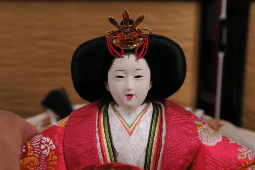 人形のモリシゲの75平安天鳳作 京三五譽田屋勘兵衛証券西陣織五七の桐衣裳有職正装殿雛　 【雛人形親王飾り】｜アングル3