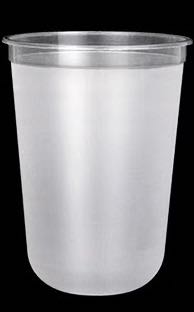 90口径PP半透明カップU型　500ml　200個入