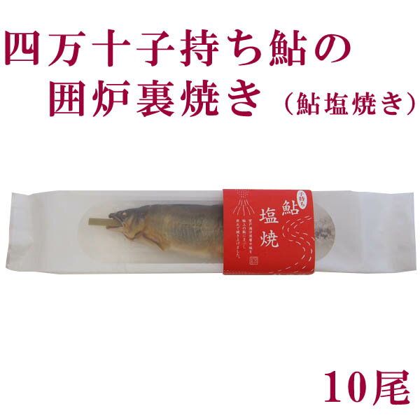 高知県四万十市産　四万十子持ち鮎の囲炉裏焼き（鮎塩焼き）10尾／冷凍／国産／アユ／あゆ／こうち