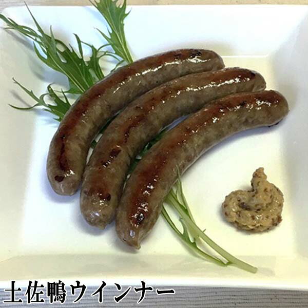 土佐鴨 ウインナー　4本入り　3パックセット／冷凍便／土佐鴨・土佐ジロー飼育研究会／かも／カモのサムネイル