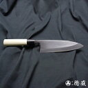 ハガネ出刃包丁　195mm/片刃/白紙2号/朴/日本製/徳蔵刃物・TOKUZO KNIVES・JAPAN・Kitchen Knives・包丁・ほうちょう・ホウチョウ・切れ味・プロ・出刃・魚・片刃・右利き・プレゼント・ギフト・贈り物・一生モノ・鋼・ハガネ・はがね・白紙・白鋼