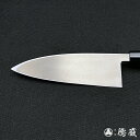 ステンレス片刃厚出刃包丁　165mm/片刃/AUS8/ブビンガ/日本製/徳蔵刃物・TOKUZO KNIVES・JAPAN・Kitchen Knives・包丁・ほうちょう・ホウチョウ・切れ味・家庭用・出刃・小型・魚・片刃・右利き・お手入れ簡単・錆に強い・プレゼント・ギフト・ステンレス・INOX・イノックス 3