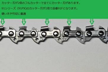 チェンソー替刃（竹切チェーン) 91F57E オレゴン（OREGON) ソーチェーン フルカッター 91F057E