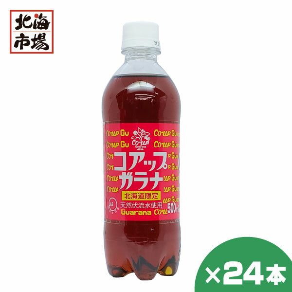 小原 コアップガラナ 500ml 24本 1ケース 北海道限定 オバラ 飲料 ジュース