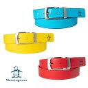 【セール+P10倍★~7/19(土)19時】マンシングウェア ベルト メンズ ゴルフベルト | Munsingwear MUB-1070123 合成皮革 サイズ調整可能 日本製 金属ループ ペンギンロゴ ラッピング無料