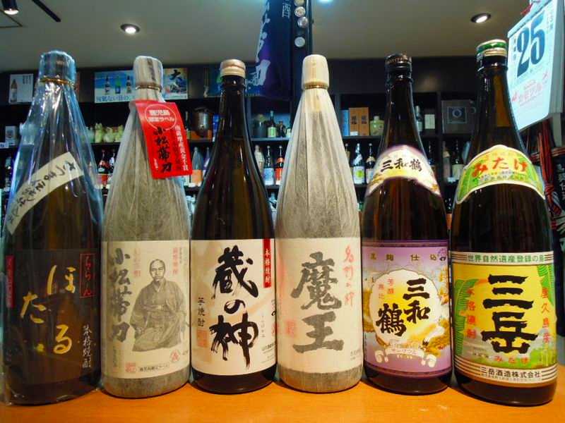 魔王・ 三岳・蔵の神 他 鹿児島芋焼酎6本 (1800ml×6本)セット