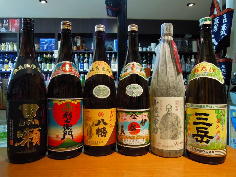 八幡・伊佐美・三岳・他　鹿児島芋焼酎 6本セットA