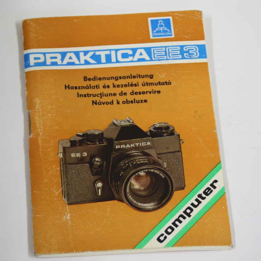 ドイツ製　プラクチカEE3マニュアルManual for Praktica EE3