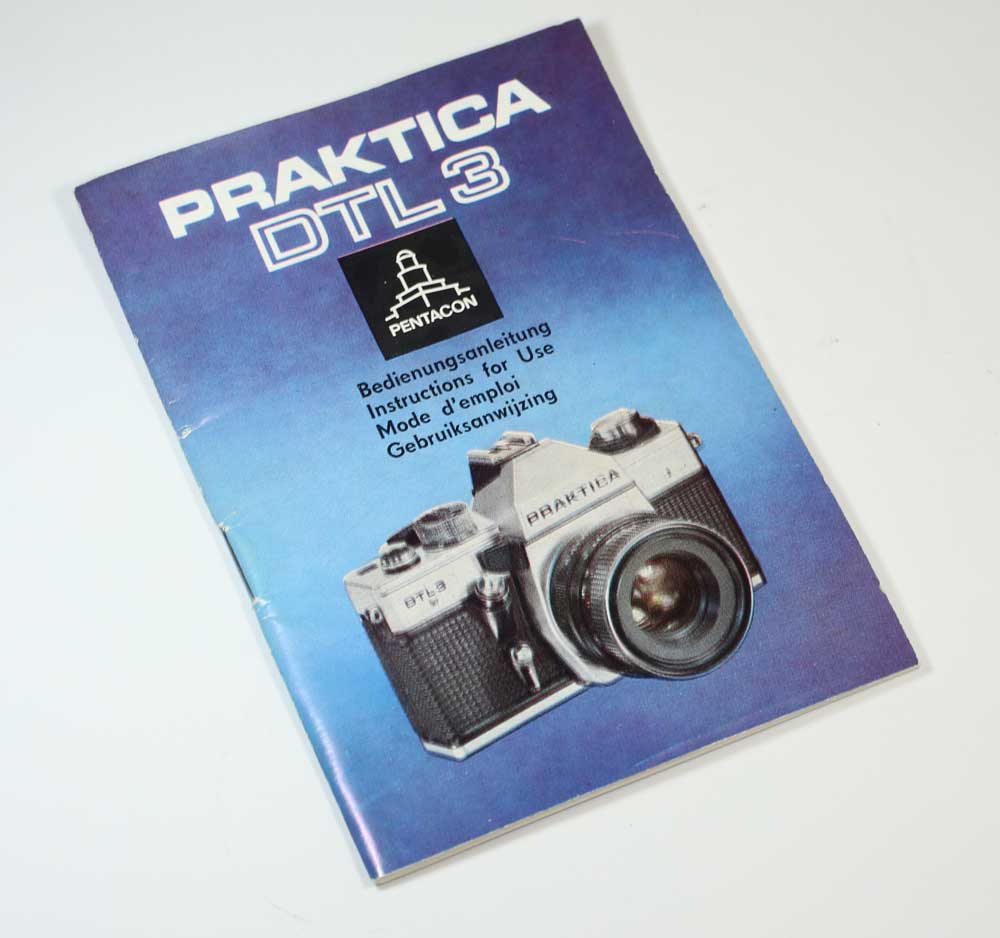 ドイツ製　プラクチカCTL3　マニュアルManual for Praktica DTL3