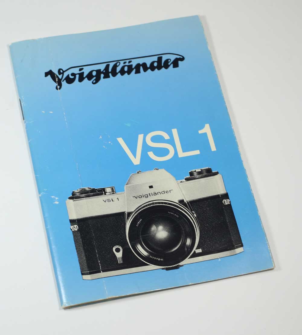 シンガポール製　VSL1　マニュアルManual for Voigtlander VSL1