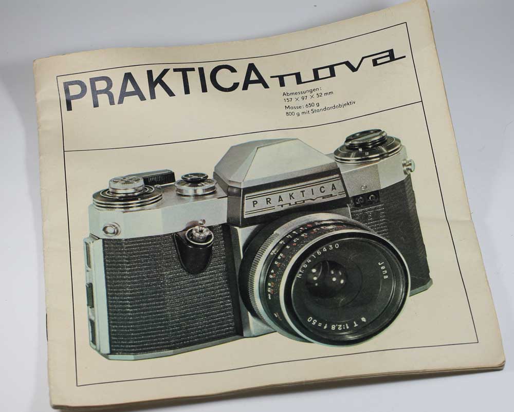 ドイツ製　ペンタコンプラクチカNOVA カタログCatalog for Pentacon Praktica NOVA