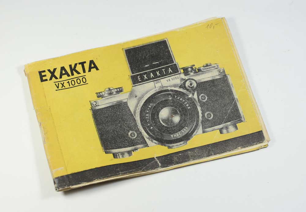 ɥ VX1000ޥ˥奢Manual for EXAKTA VX1000