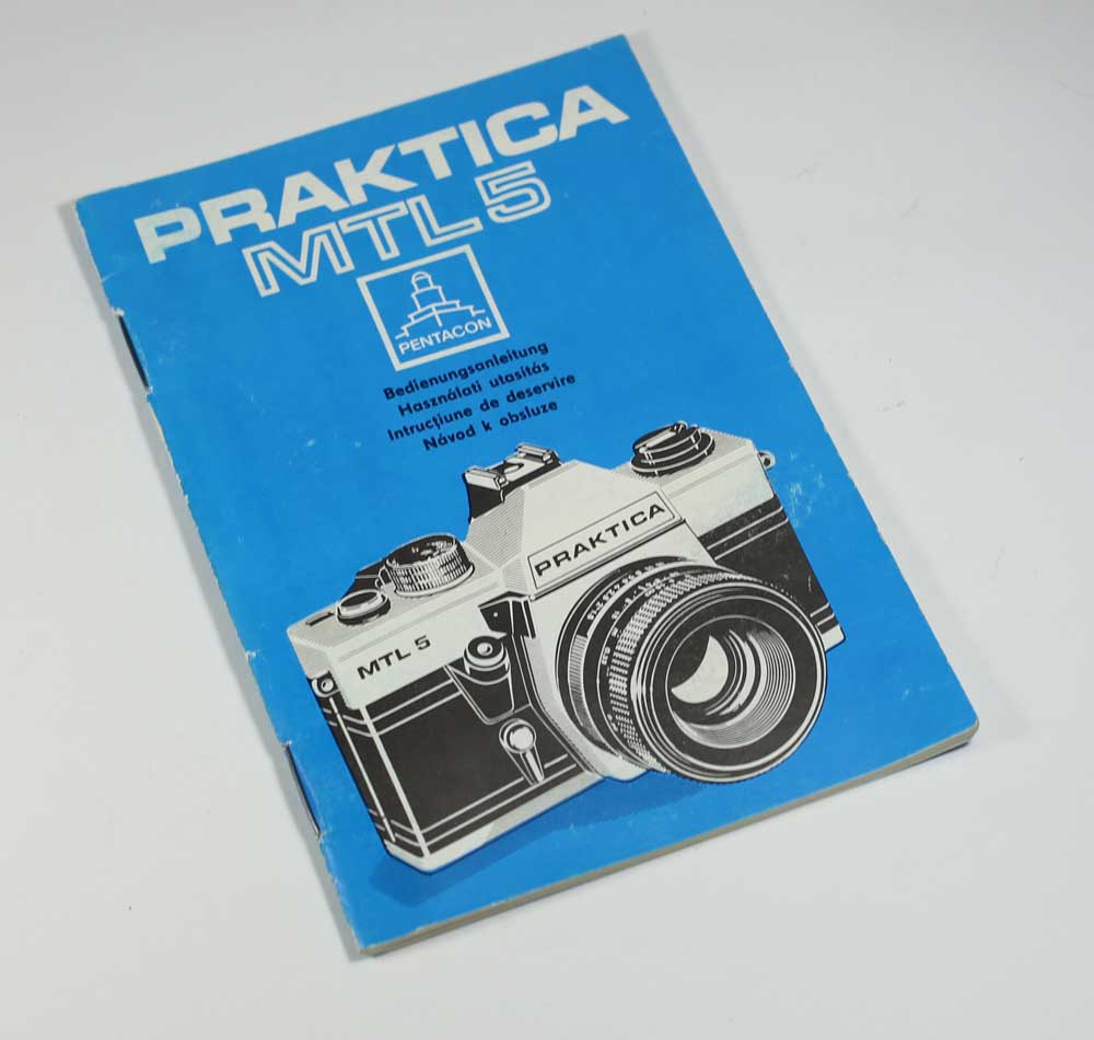 ドイツ製　プラクチカMTL5　マニュアルManual for Praktica MTL5