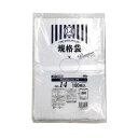 【ポリ袋】 規格袋＜LDPE30μ強化タイプ＞14号 MS-14 280×410mm (100枚入)