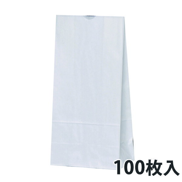 【BLACK FRIDAYエントリーでポイント7倍！】【角底紙袋】 ハイバッグ H8 晒 無地 156×95×320mm (1000枚入)