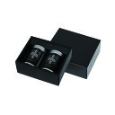 【エントリーでポイント7倍!12/4〜】【化粧箱】黒ギフトカブセ箱 B200g×2(150g太兼) SSK-5128