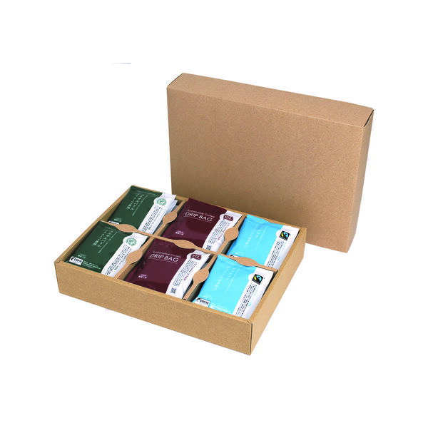 【BLACK FRIDAYエントリーでポイント7倍！】【化粧箱】ドリップバッグ6P ワイドクラフト COT-142