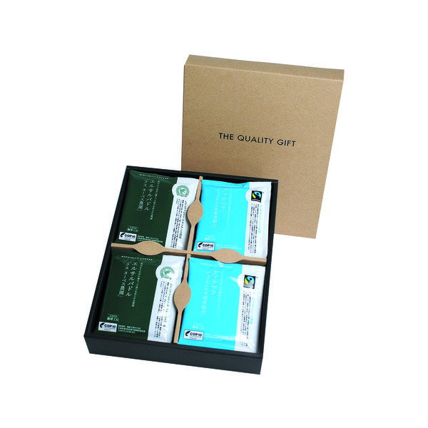 【BLACK FRIDAYエントリーでポイント7倍！】【化粧箱】ドリップバッグギフト箱 4Pケース(深型)(仕切付)..