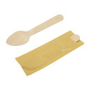 【使い捨て食器】 木製11cmスプーン 袋入り (5000本入)